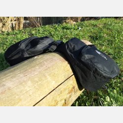 Sadeltaske til foran sadlen