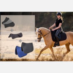 Tidlst sadelunderlag med ndbar underside